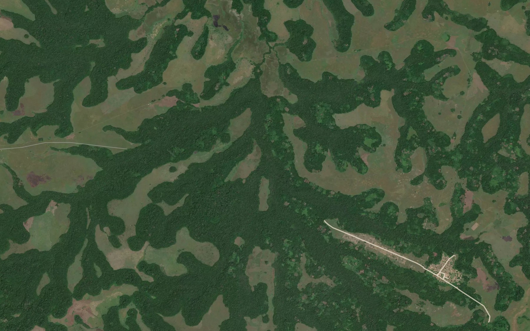 Satellite map of the Inga