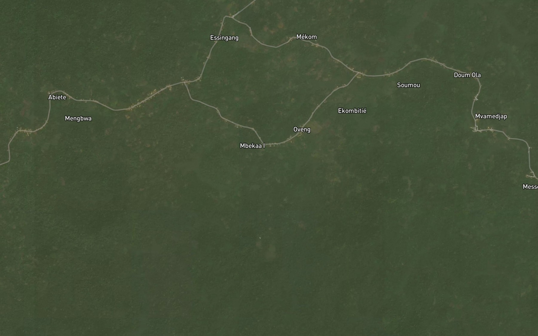 Satellite map of the Medimfoumbou