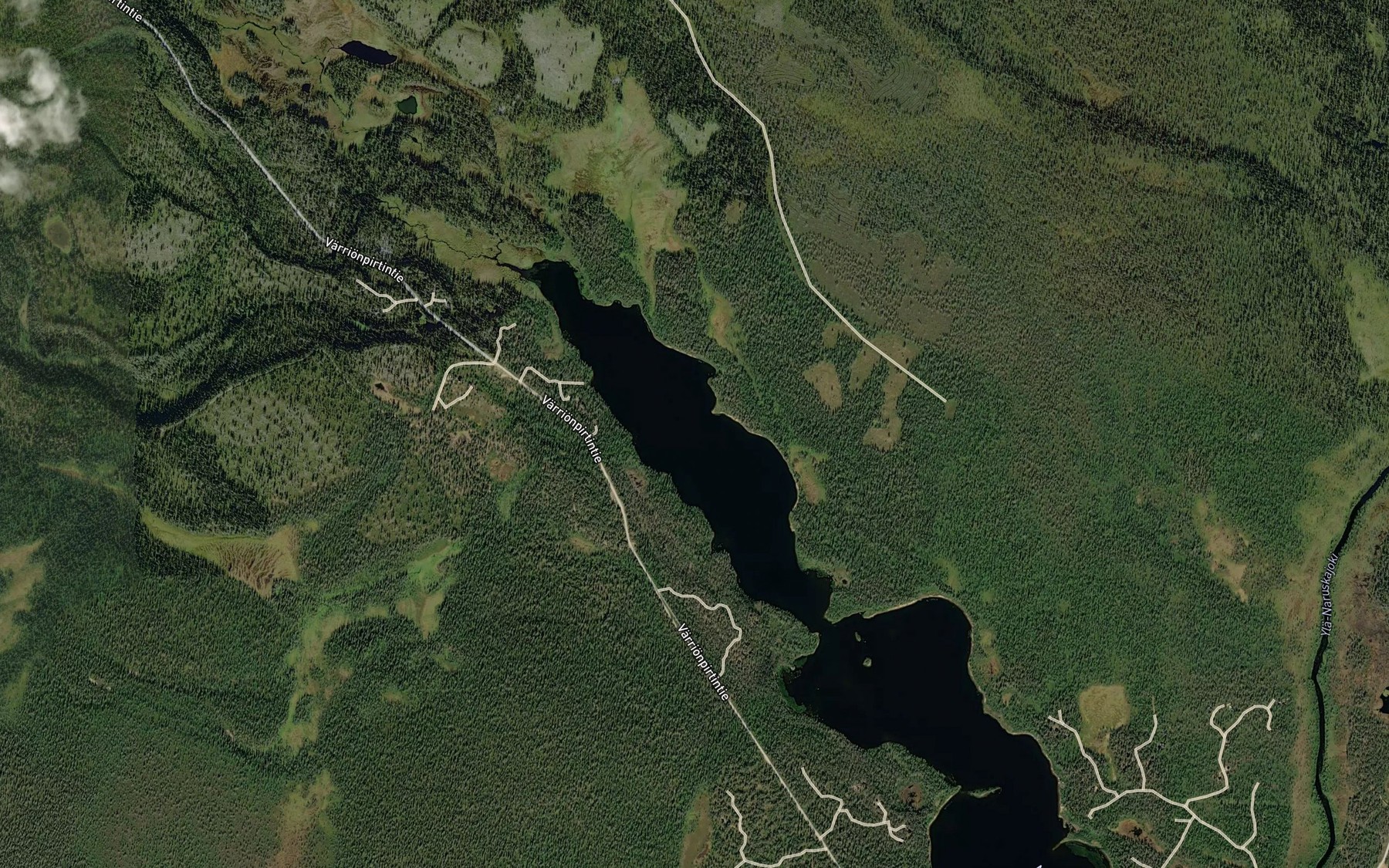 Satellite map of the Kullajarvi