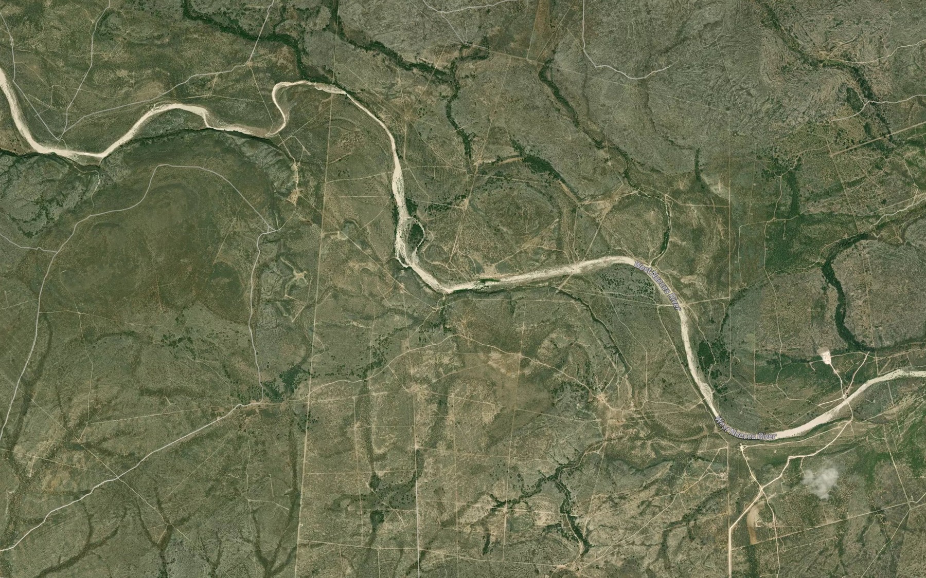 Satellite map of the Double Waterhole