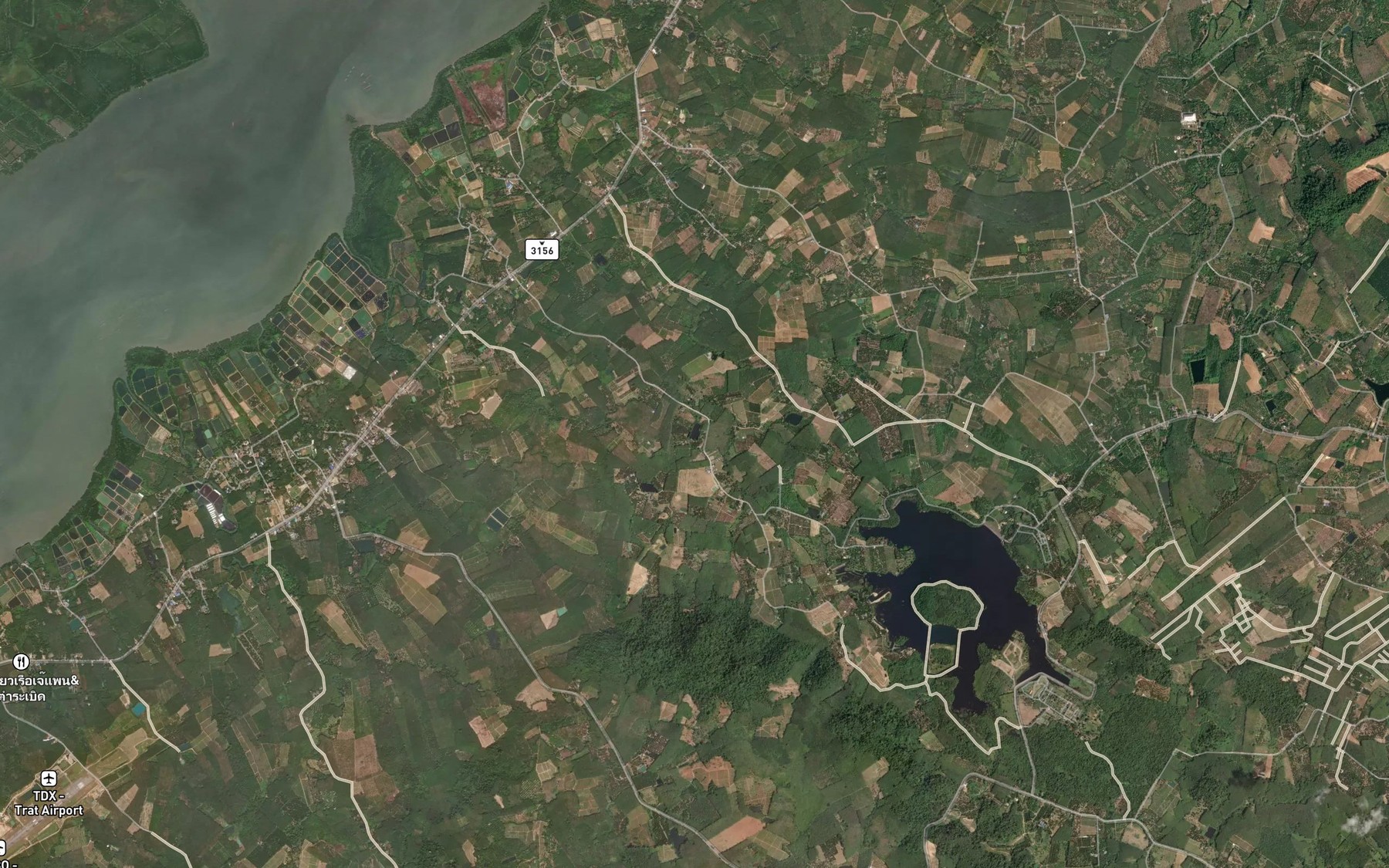 Satellite map of the Sa Nam Ban Nam Tok