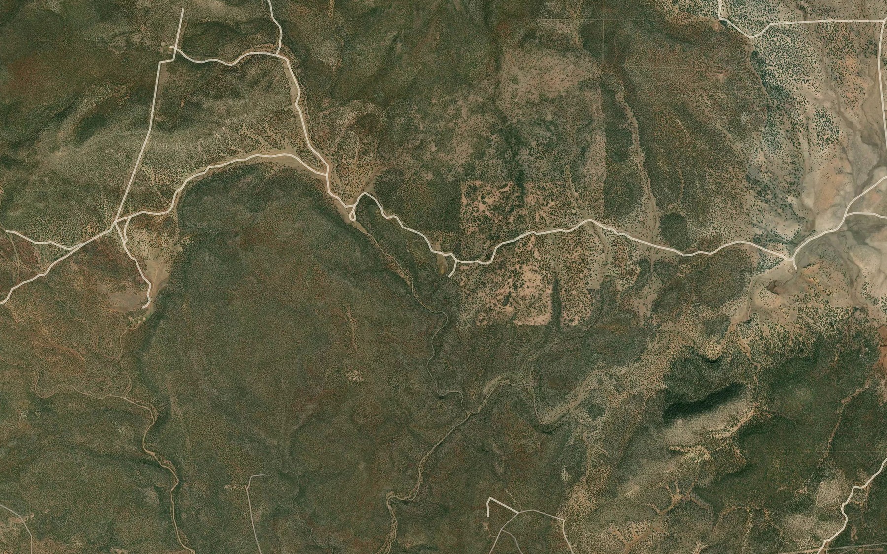 Satellite map of the Maggie Dam