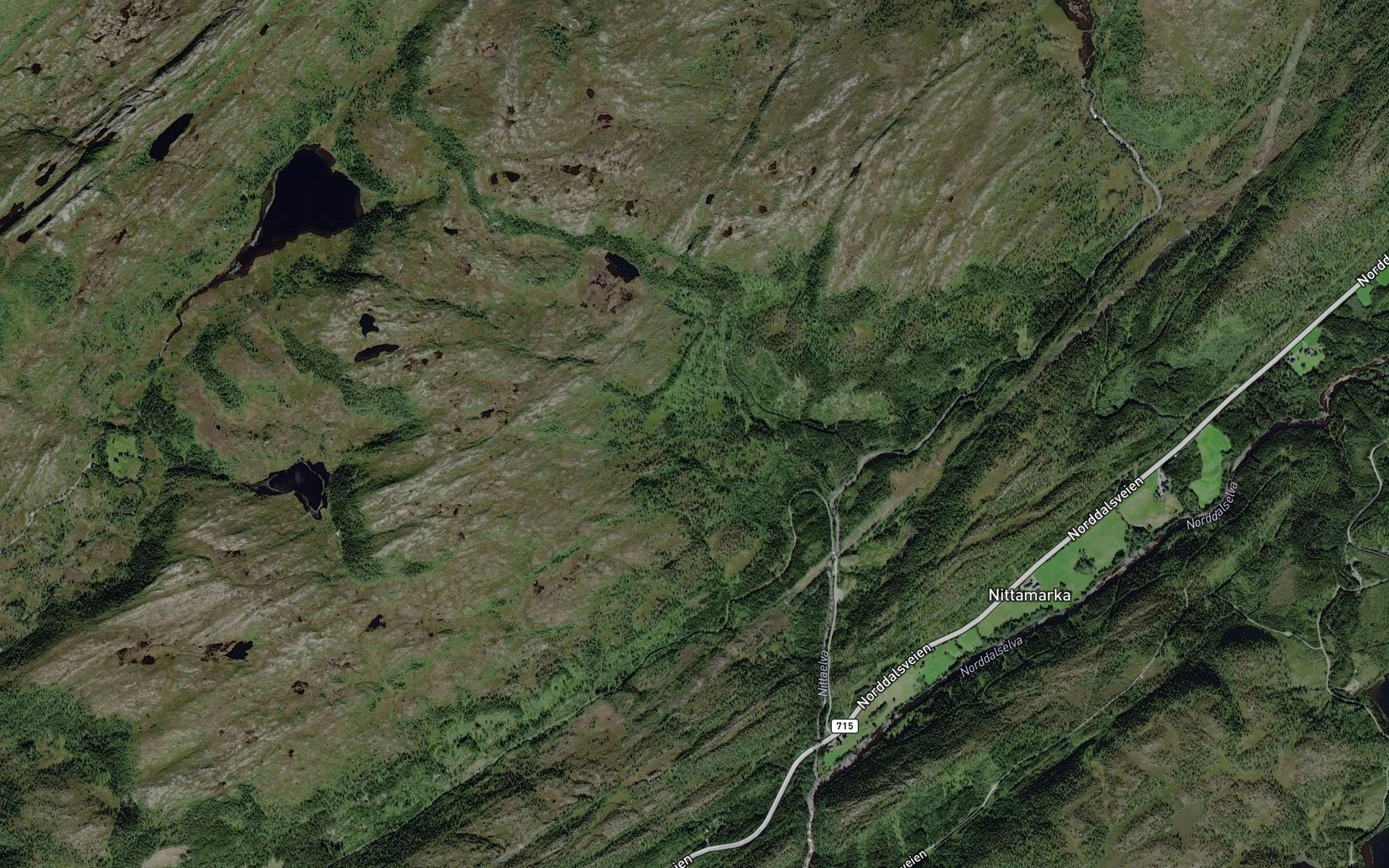 Satellite map of the Perengbekken