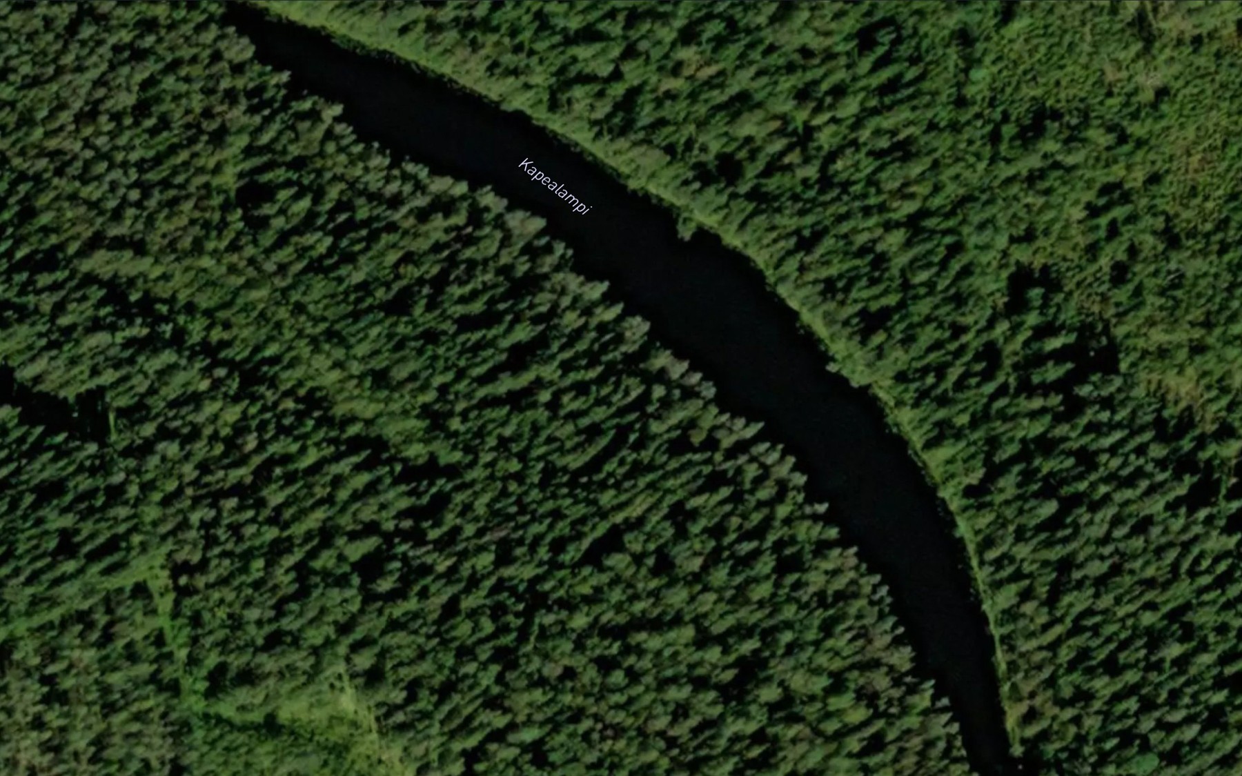 Satellite map of the Kapealampi