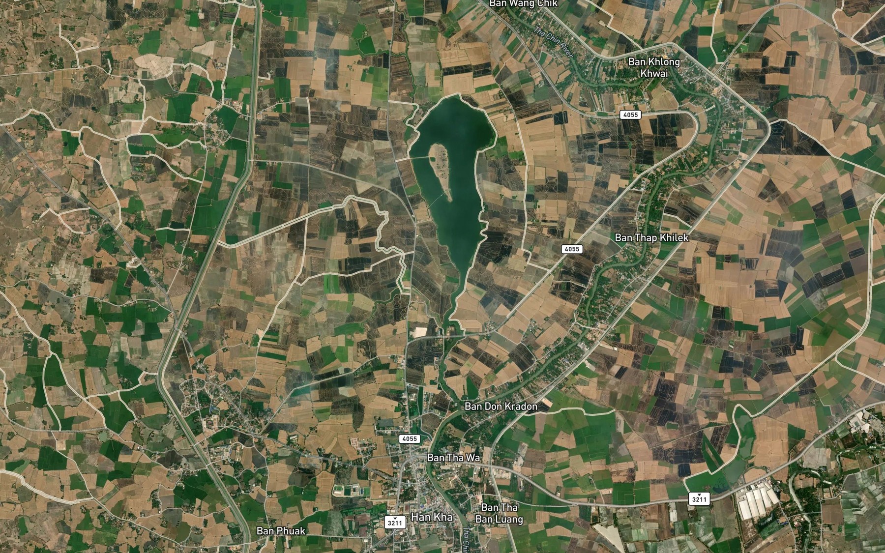 Satellite map of the Khlong Song Sai
