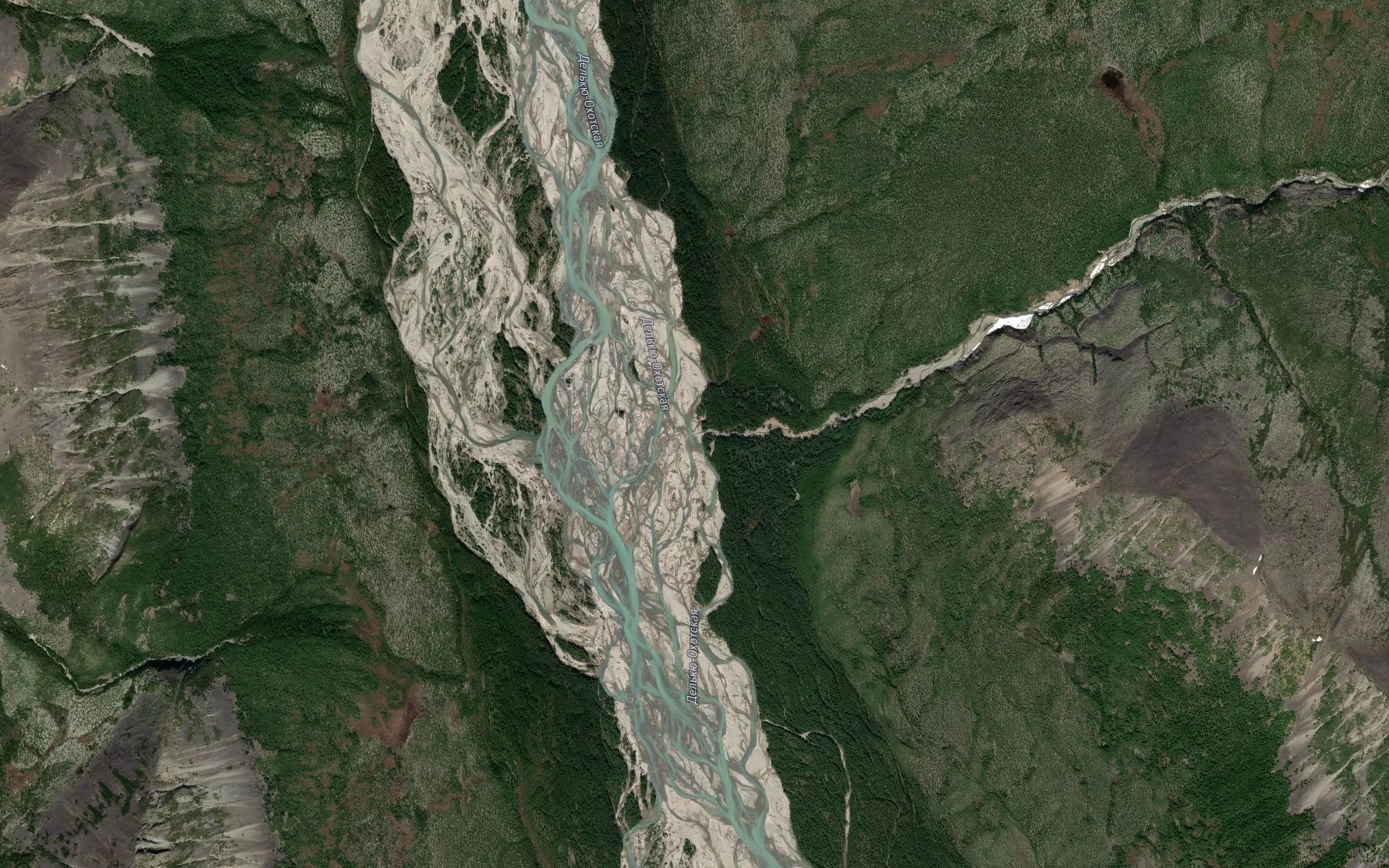 Satellite map of the Druzhnyy