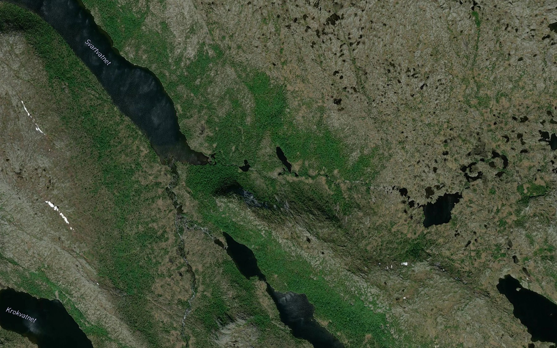 Satellite map of the Gievaelva