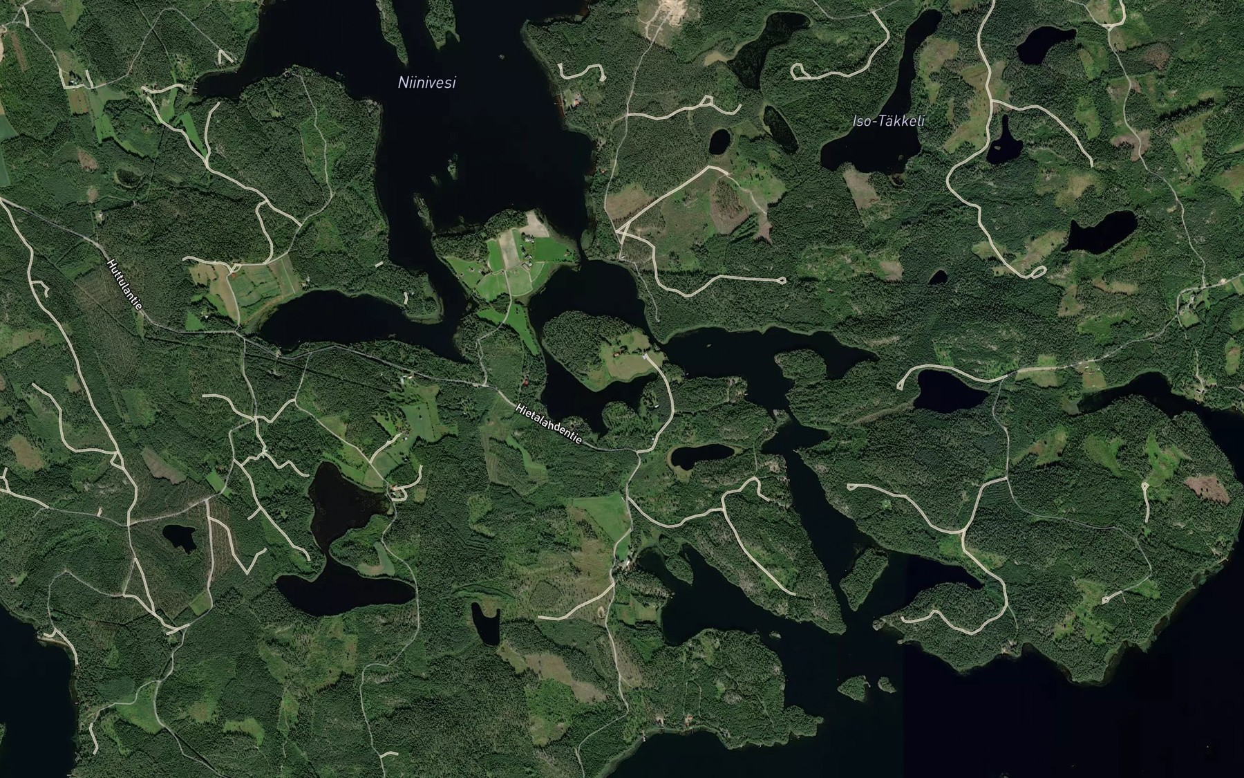 Satellite map of the Rakuninlahti