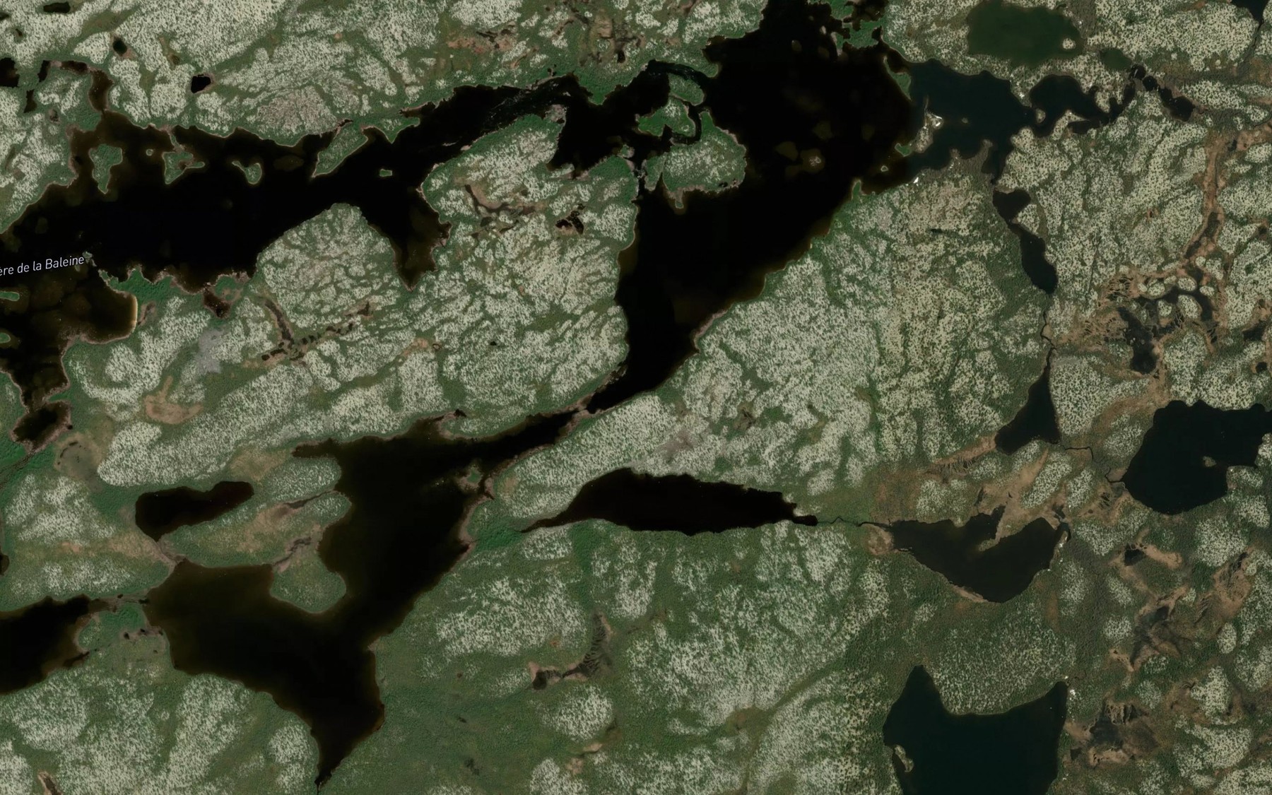 Satellite map of the Lac Maravat
