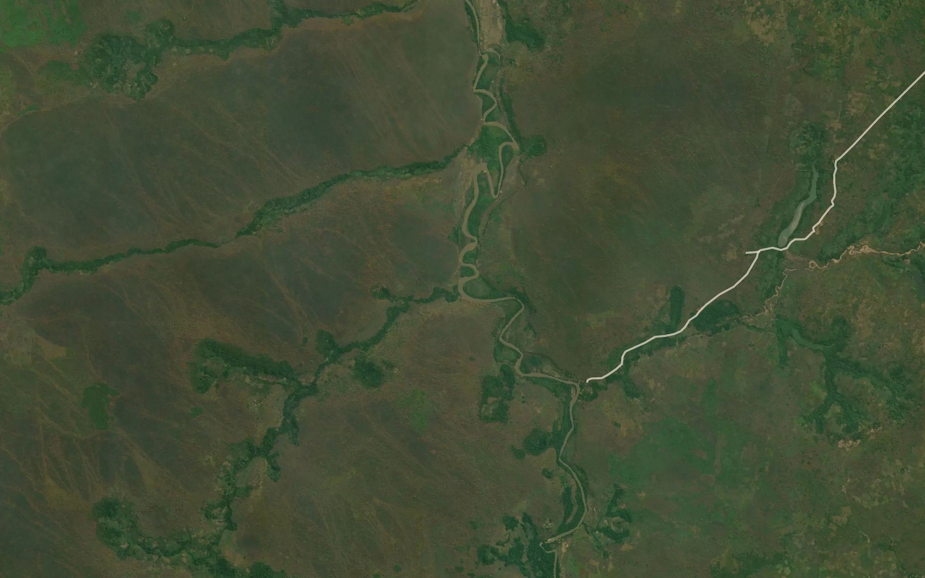 Satellite map of the Mufuta