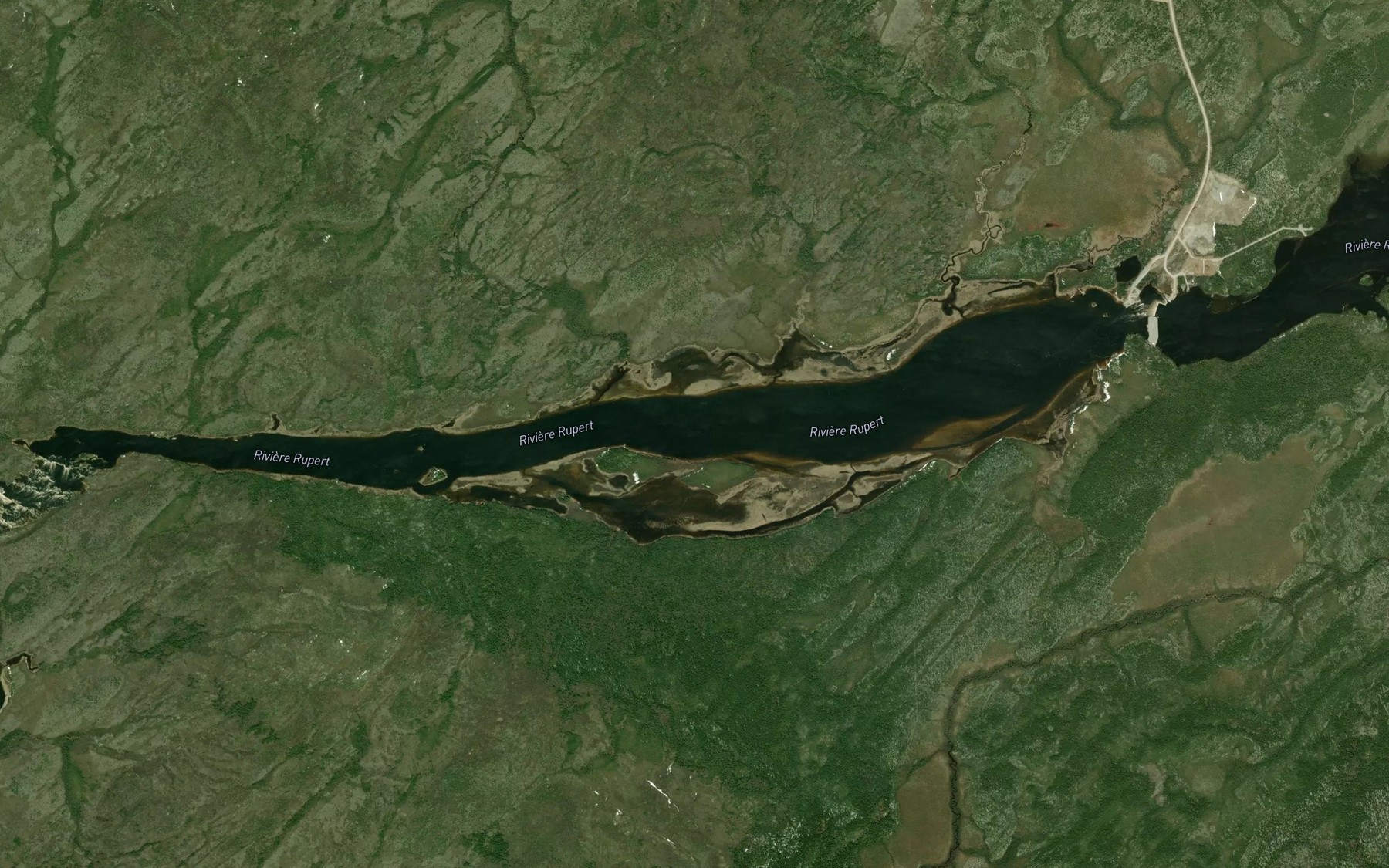 Satellite map of the Ruisseau Kachemiskw