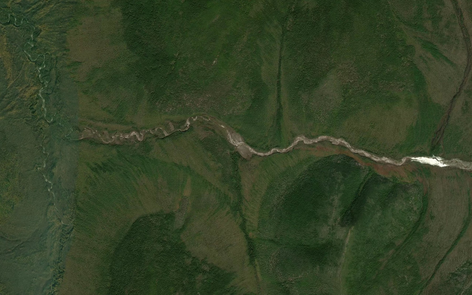 Satellite map of the Bilir
