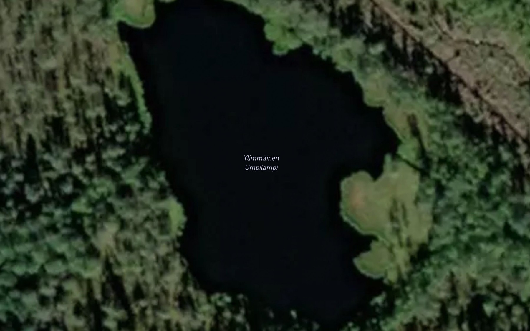 Satellite map of the Ylimmainen Umpilampi
