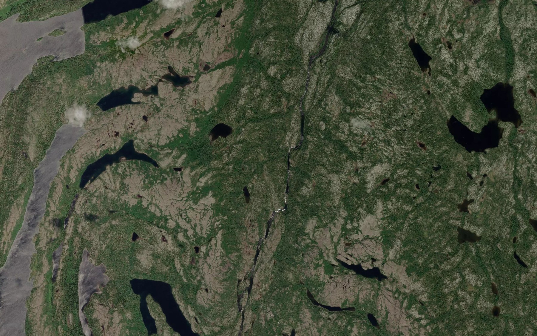Satellite map of the Ruisseau Achanipakatakaniusipis