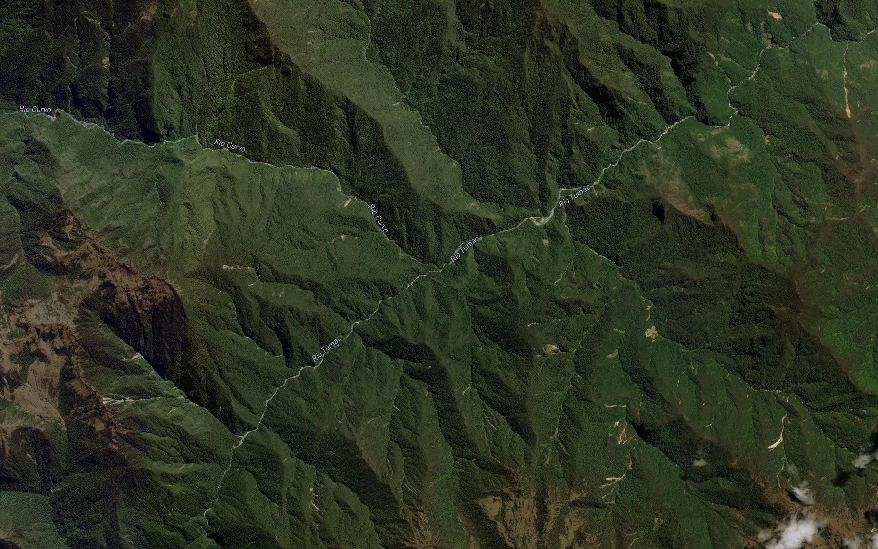 Satellite map of the Rio Tumac