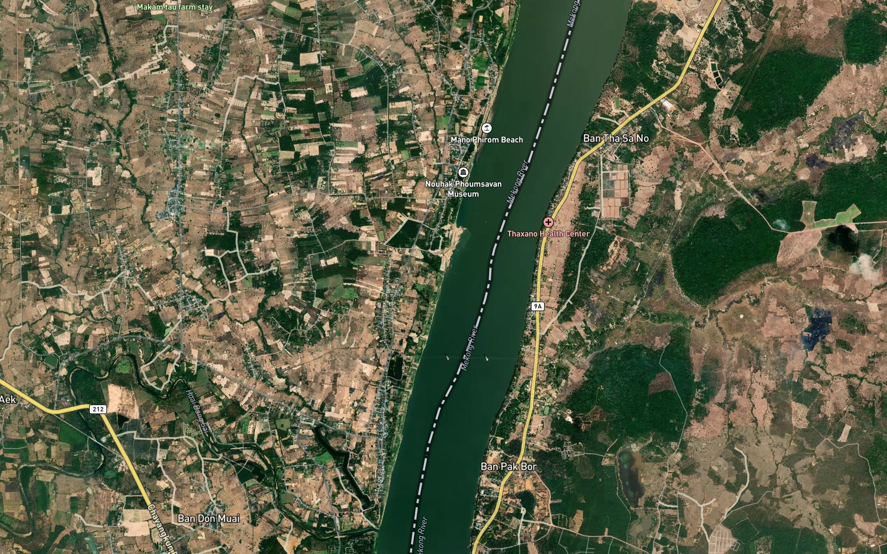 Satellite map of the Huai Muk