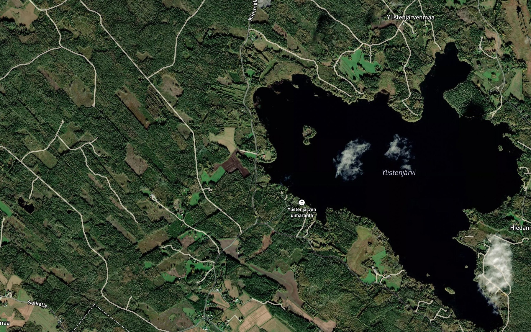 Satellite map of the Peuraanlahti