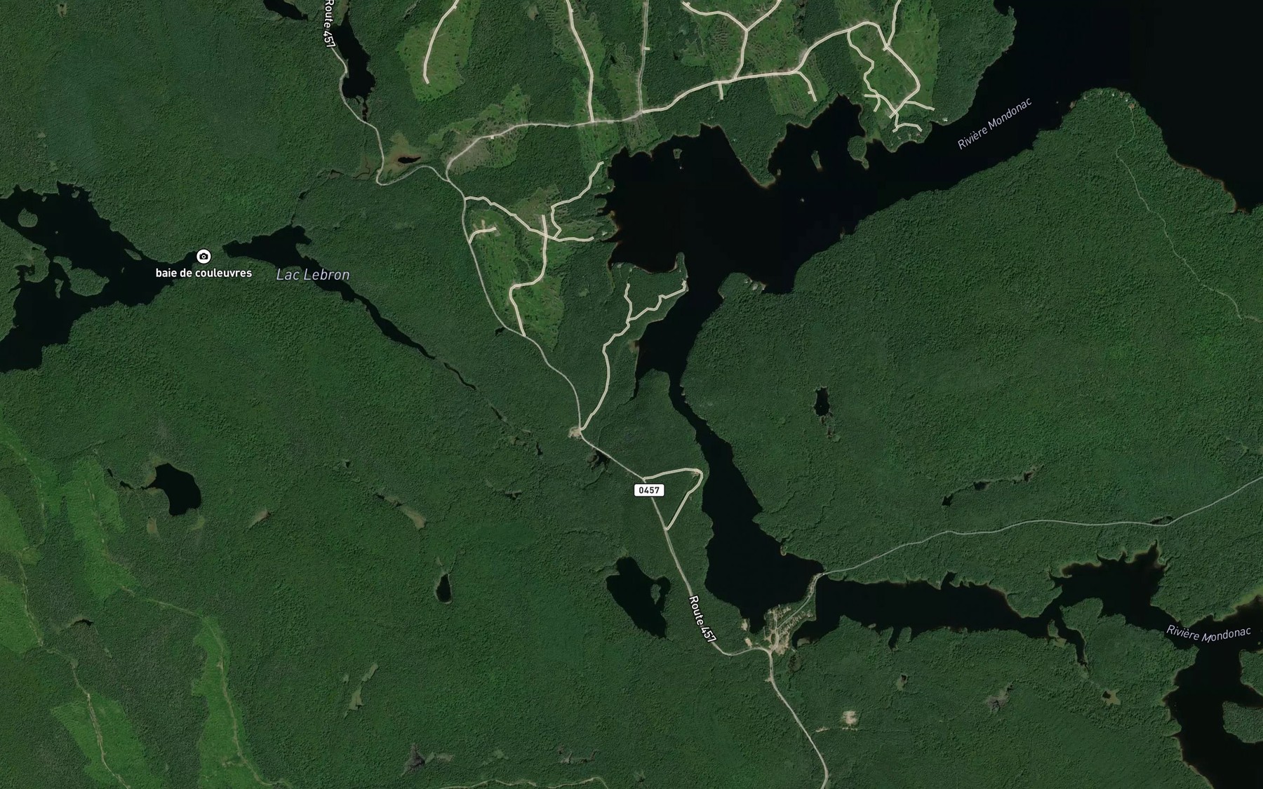 Satellite map of the Ruisseau a la Couleuvre