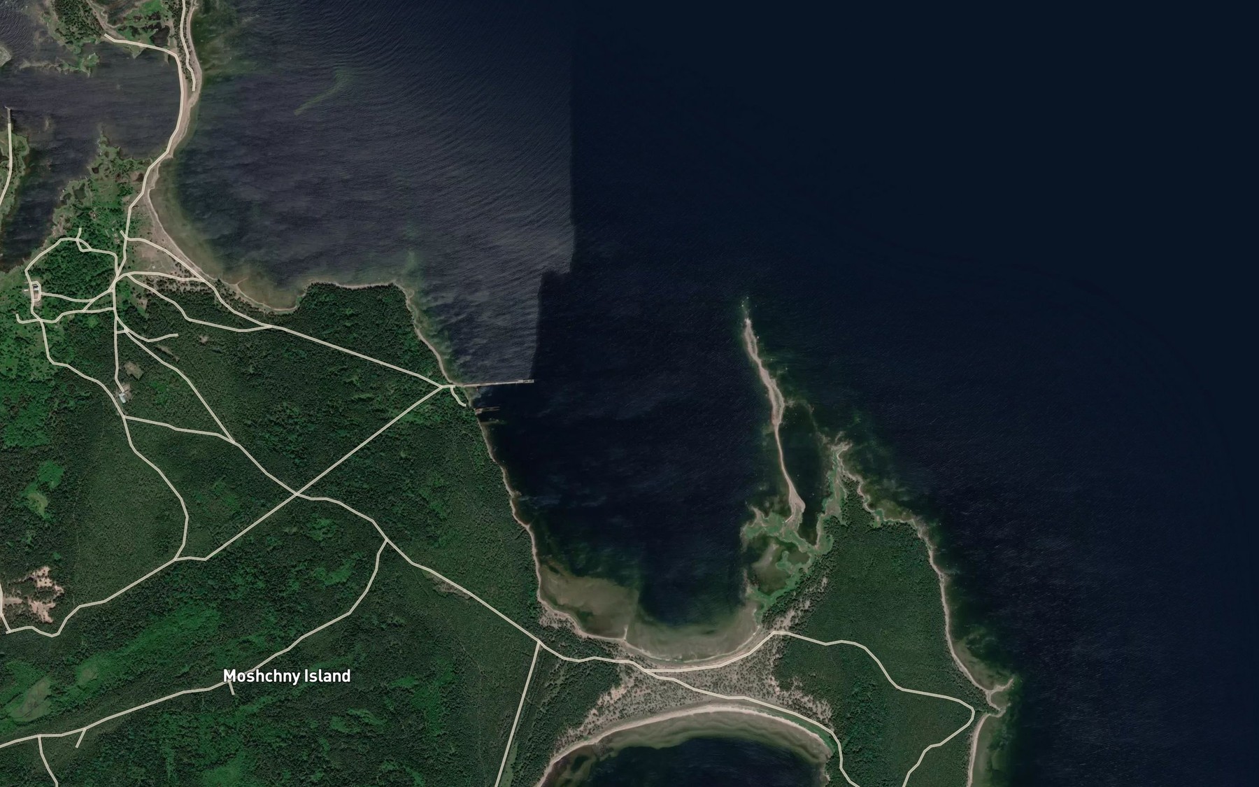 Satellite map of the Bukhta Nore-Kapel'lakht