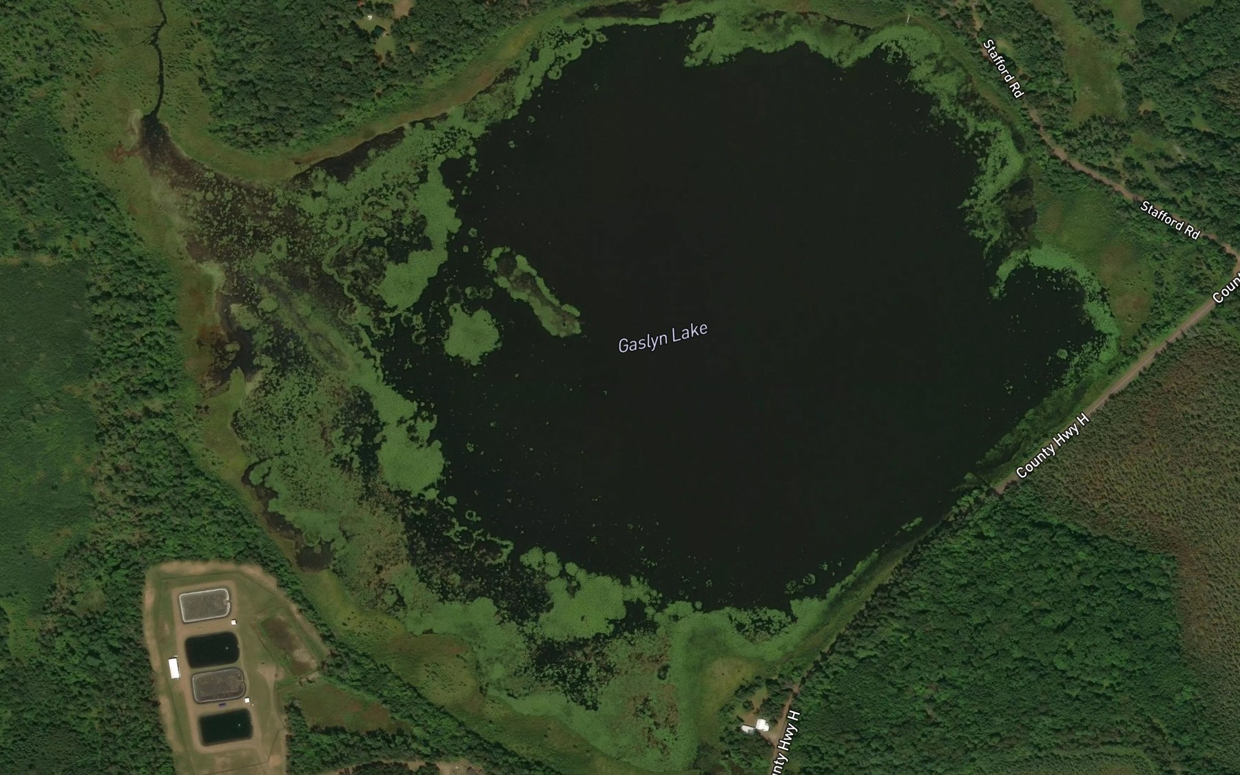 Satellite map of the Gaslyn Lake