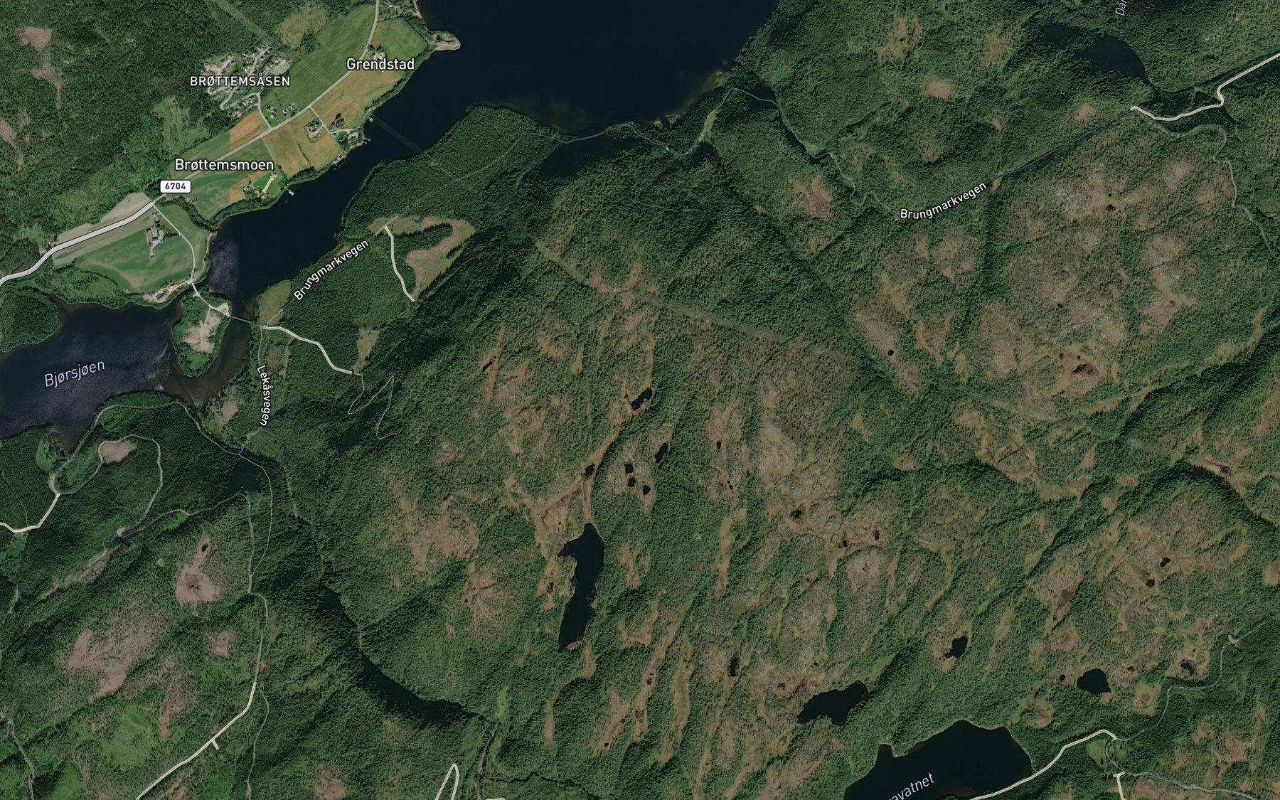 Satellite map of the Froskastjonna