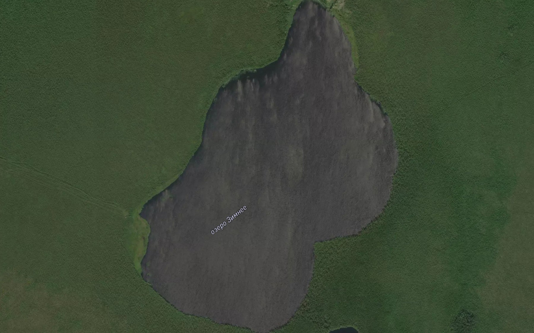 Satellite map of the Ozero Zimneye