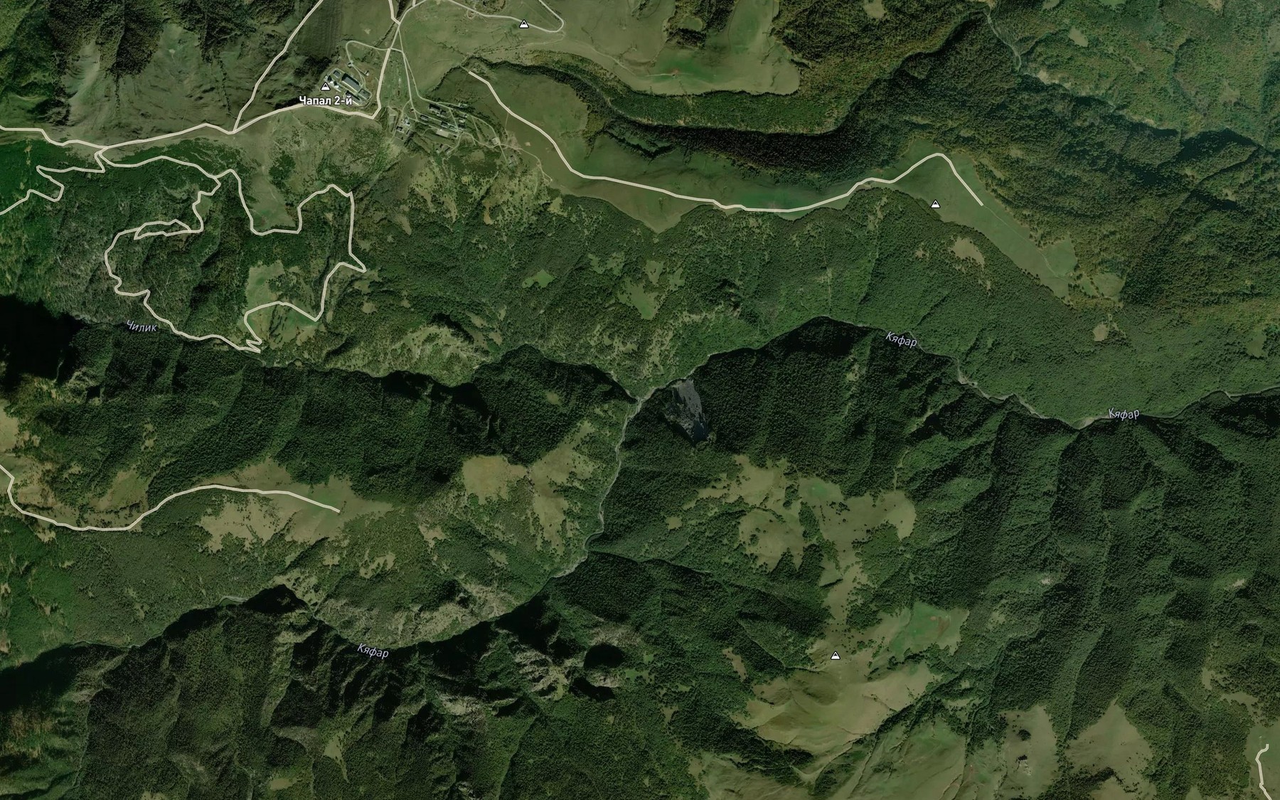 Satellite map of the Chilik