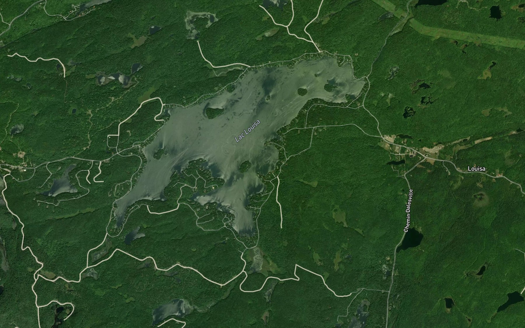 Satellite map of the Baie Habib