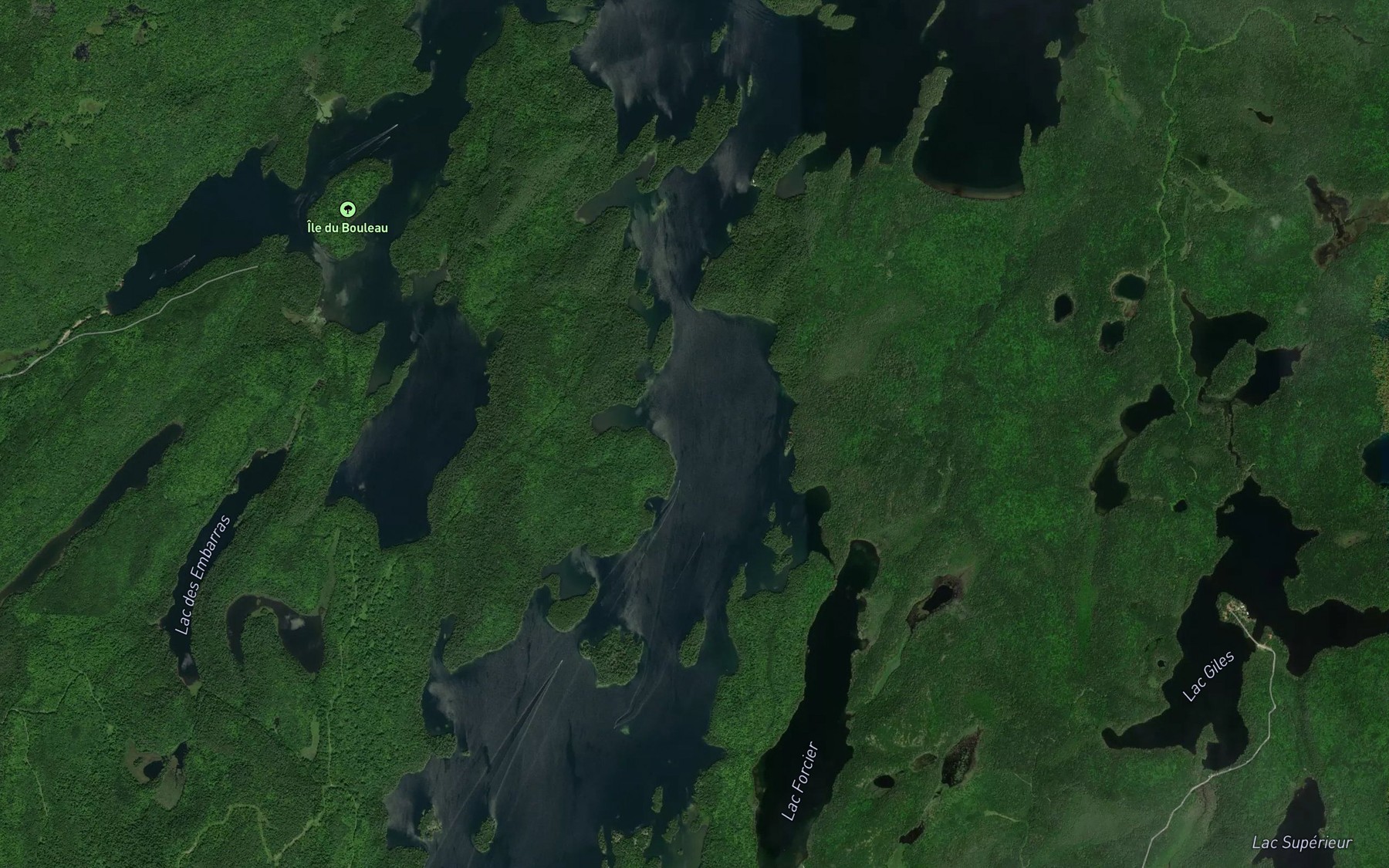 Satellite map of the Baie McLaren