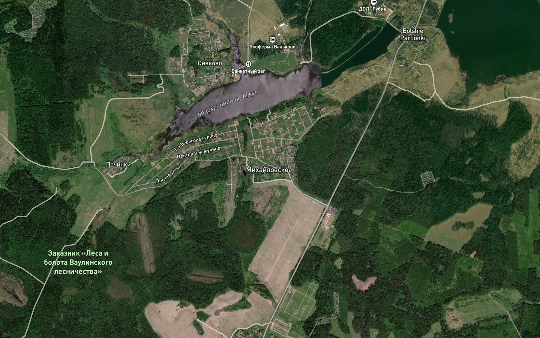 Satellite map of the Uch'