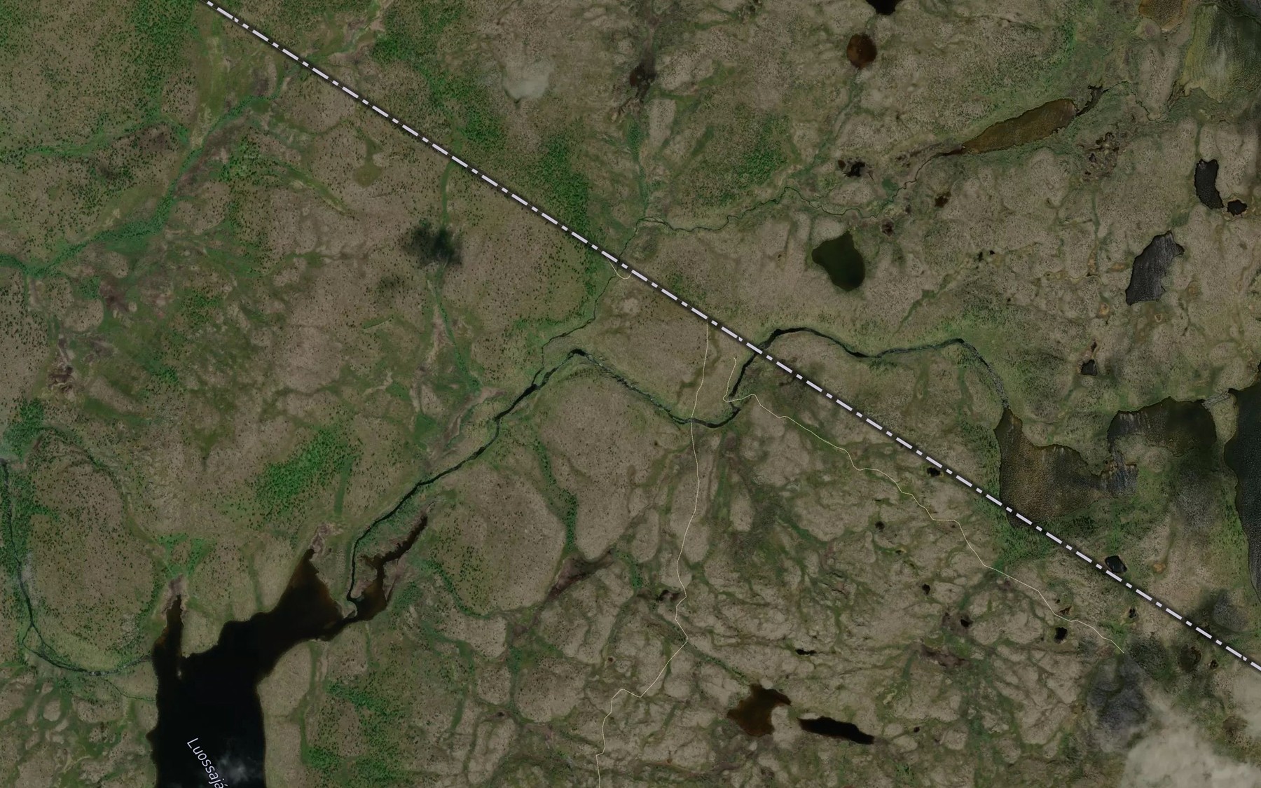 Satellite map of the Mivttejohka