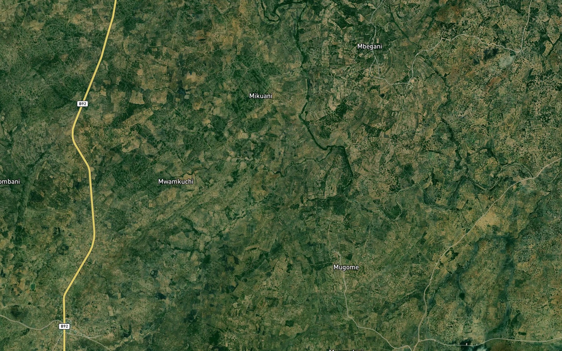 Satellite map of the Maduduni