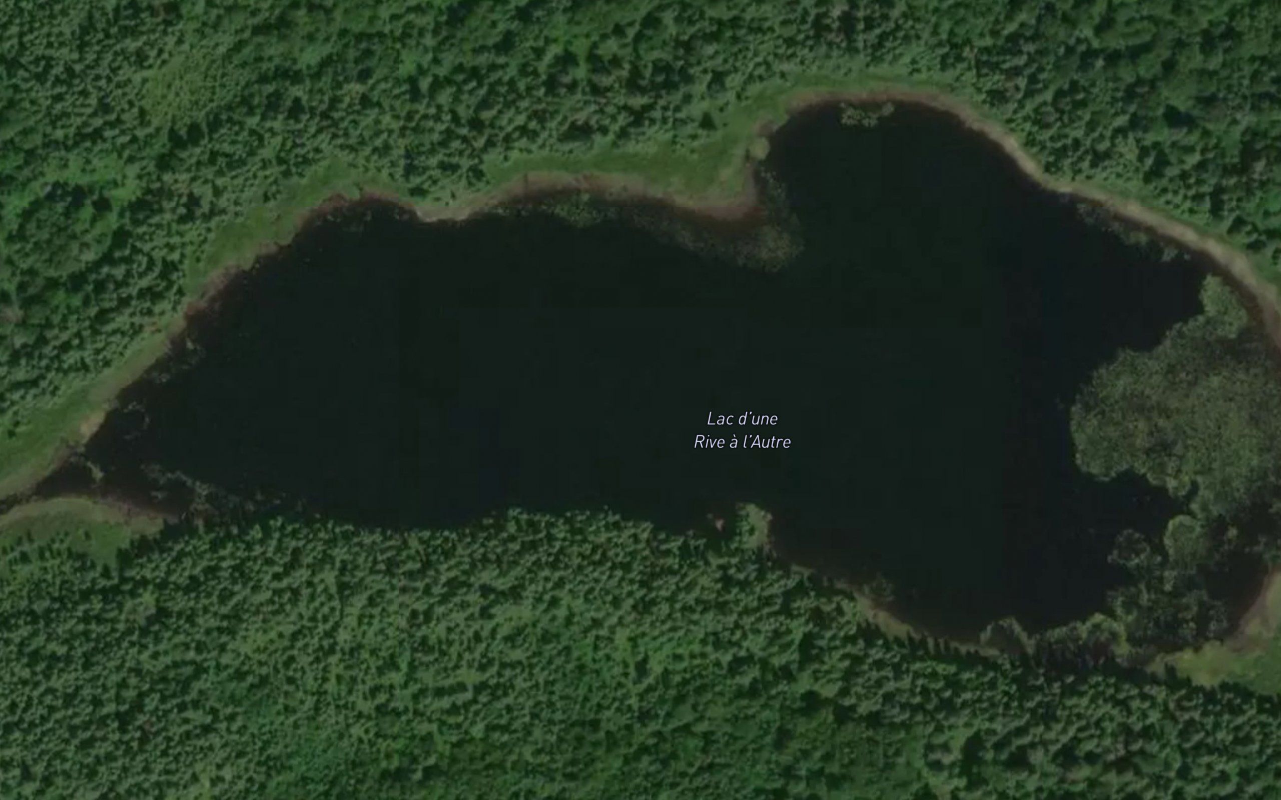 Lac d'une Rive a l'Autre