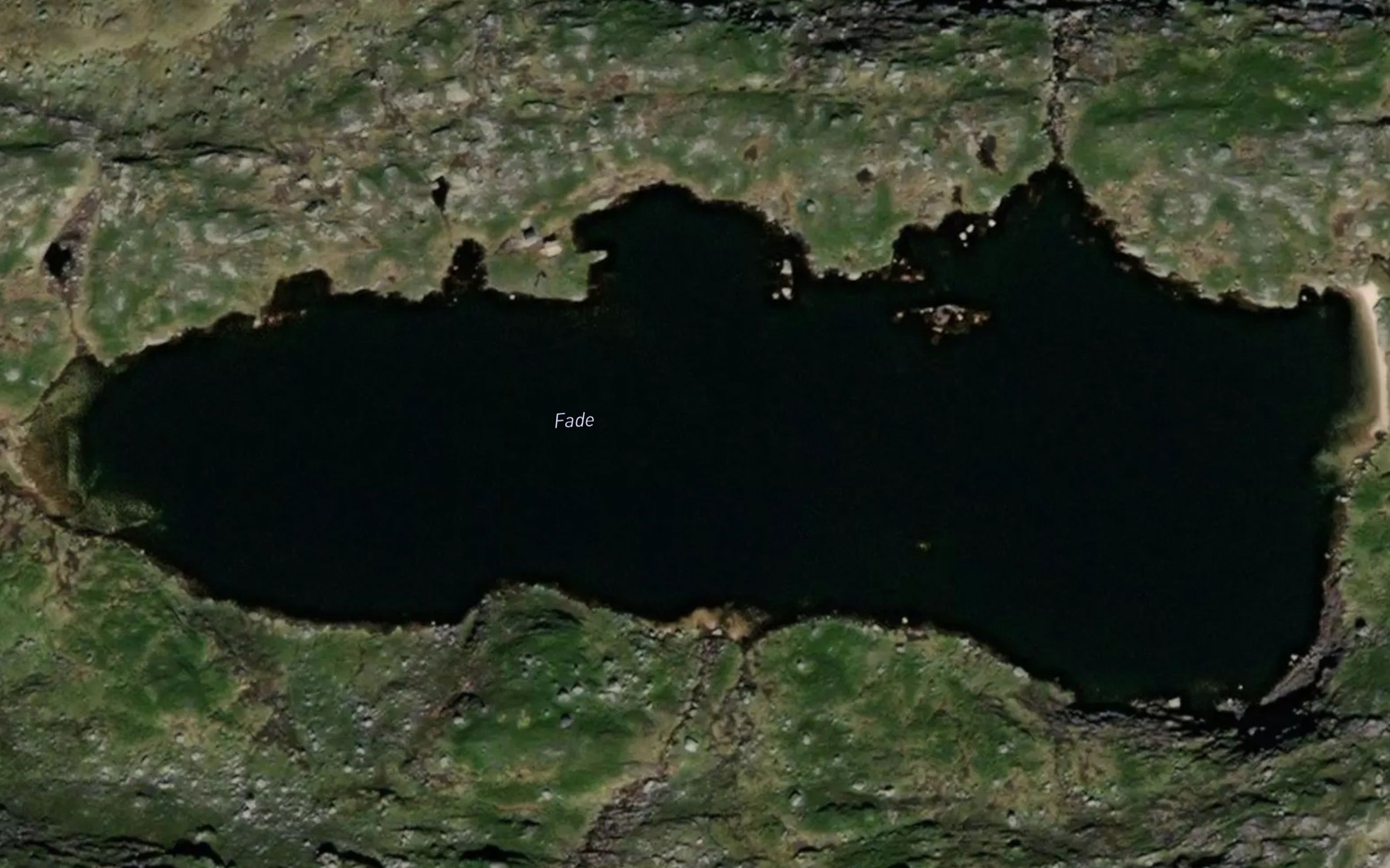 Satellite map of the Fade