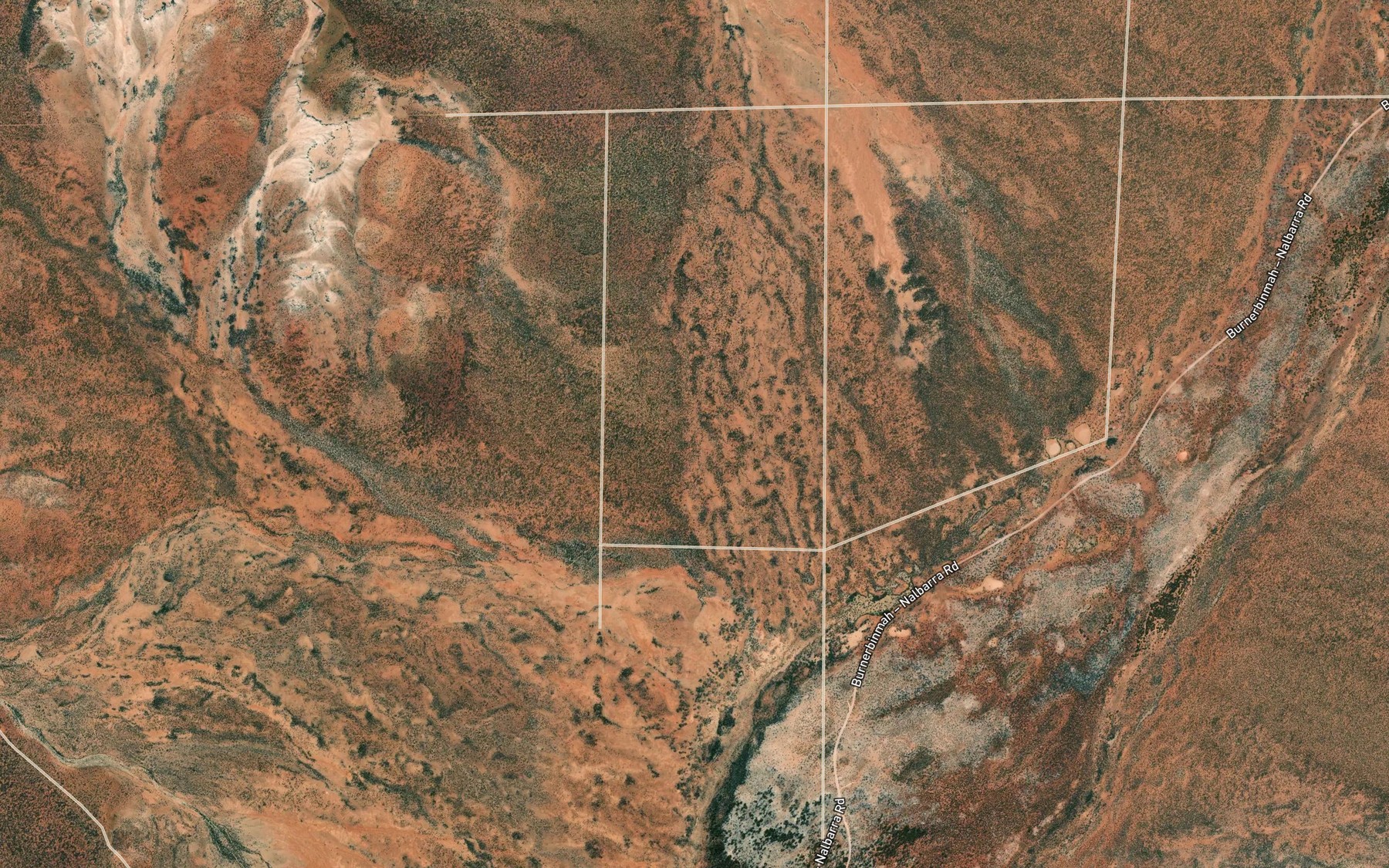 Satellite map of the Corryalgo Spring