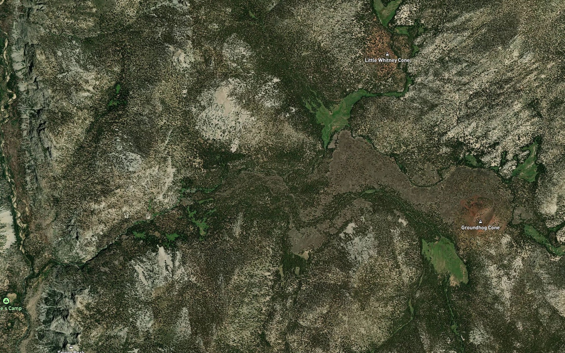 Satellite map of the Left Stringer