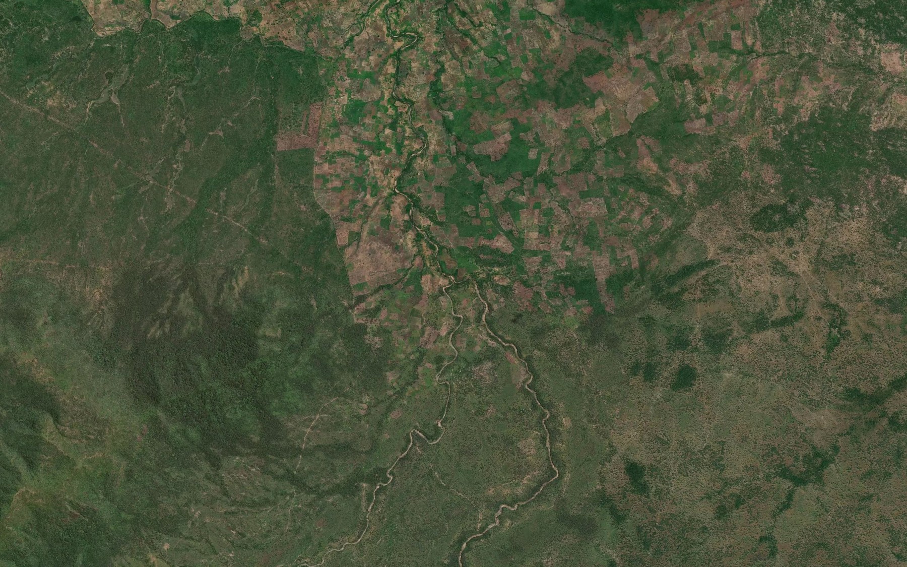 Satellite map of the Mayo Djema