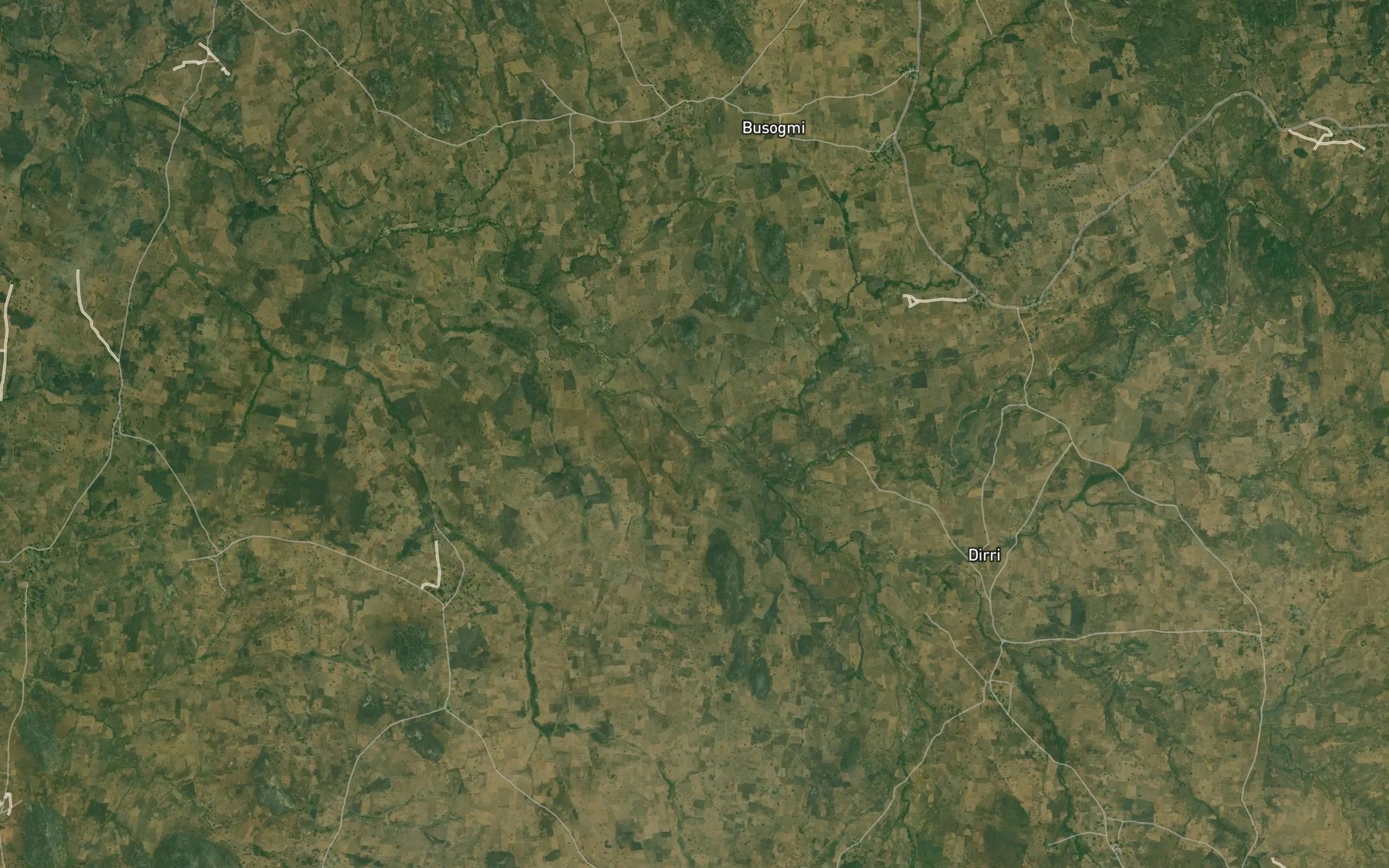 Satellite map of the River Godna