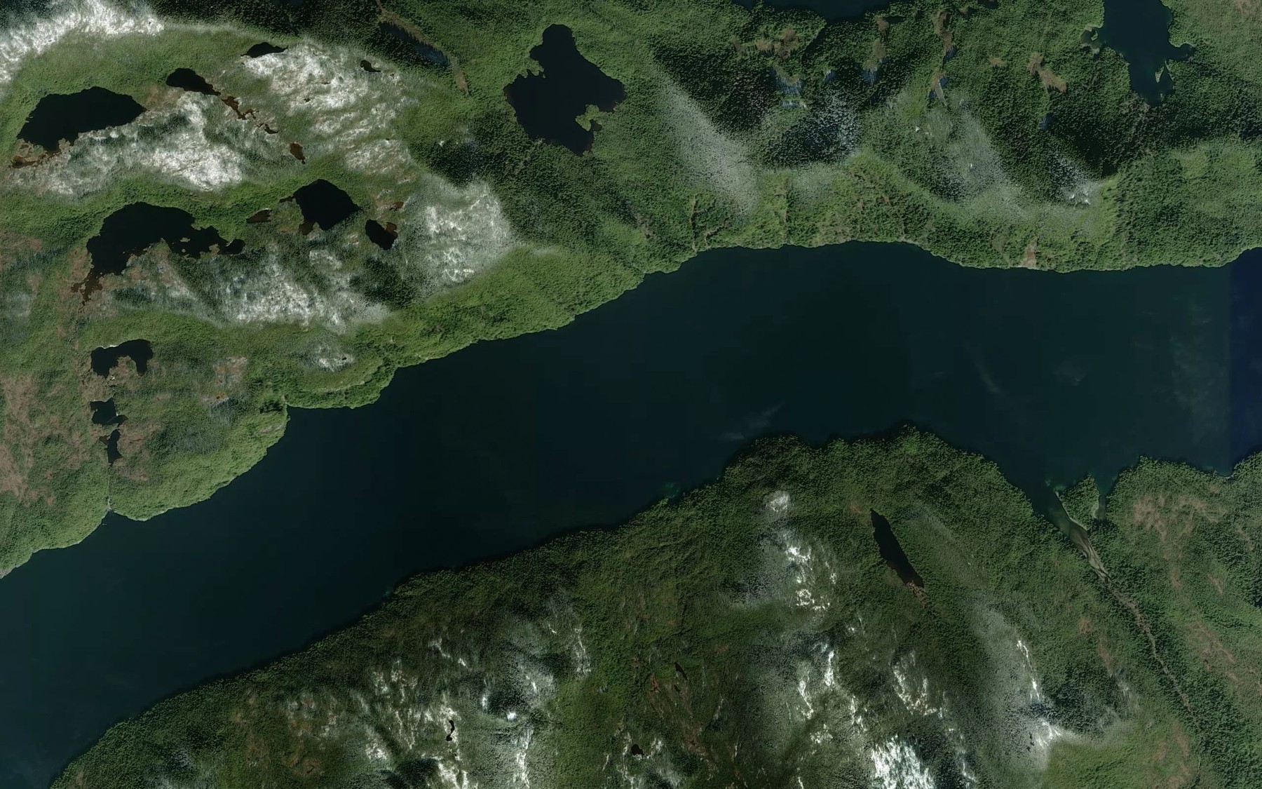 Satellite map of the Oscar Passage