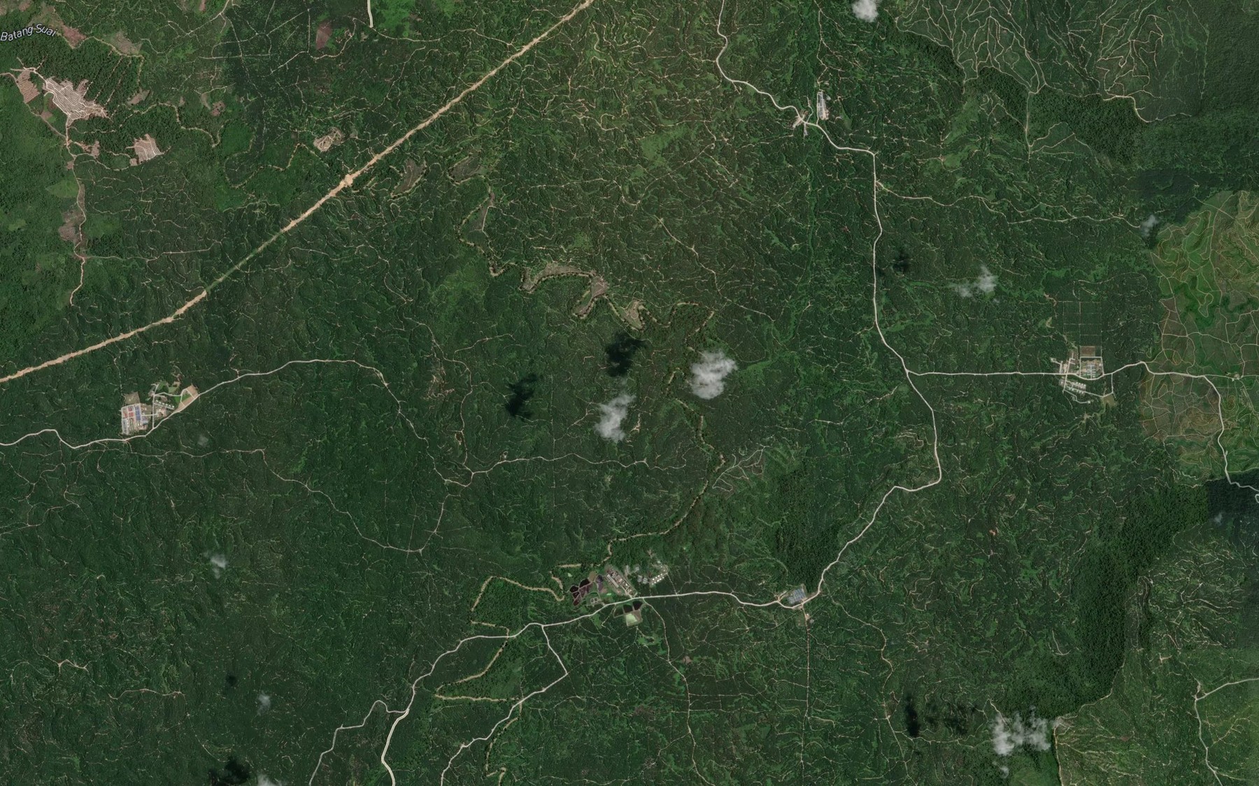Satellite map of the Lubok Batu