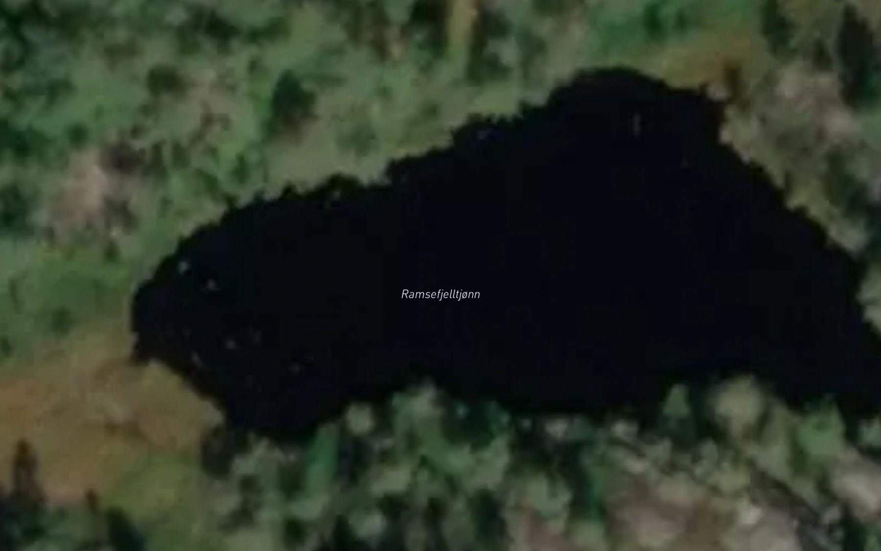 Satellite map of the Ramsefjelltjonn
