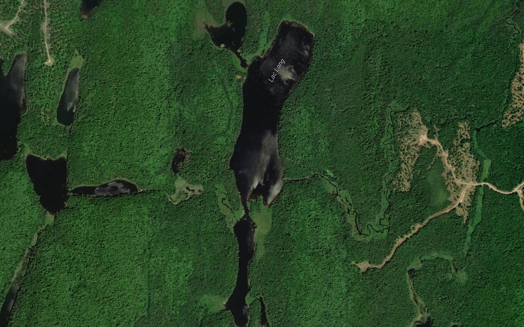 Satellite map of the Lac Long