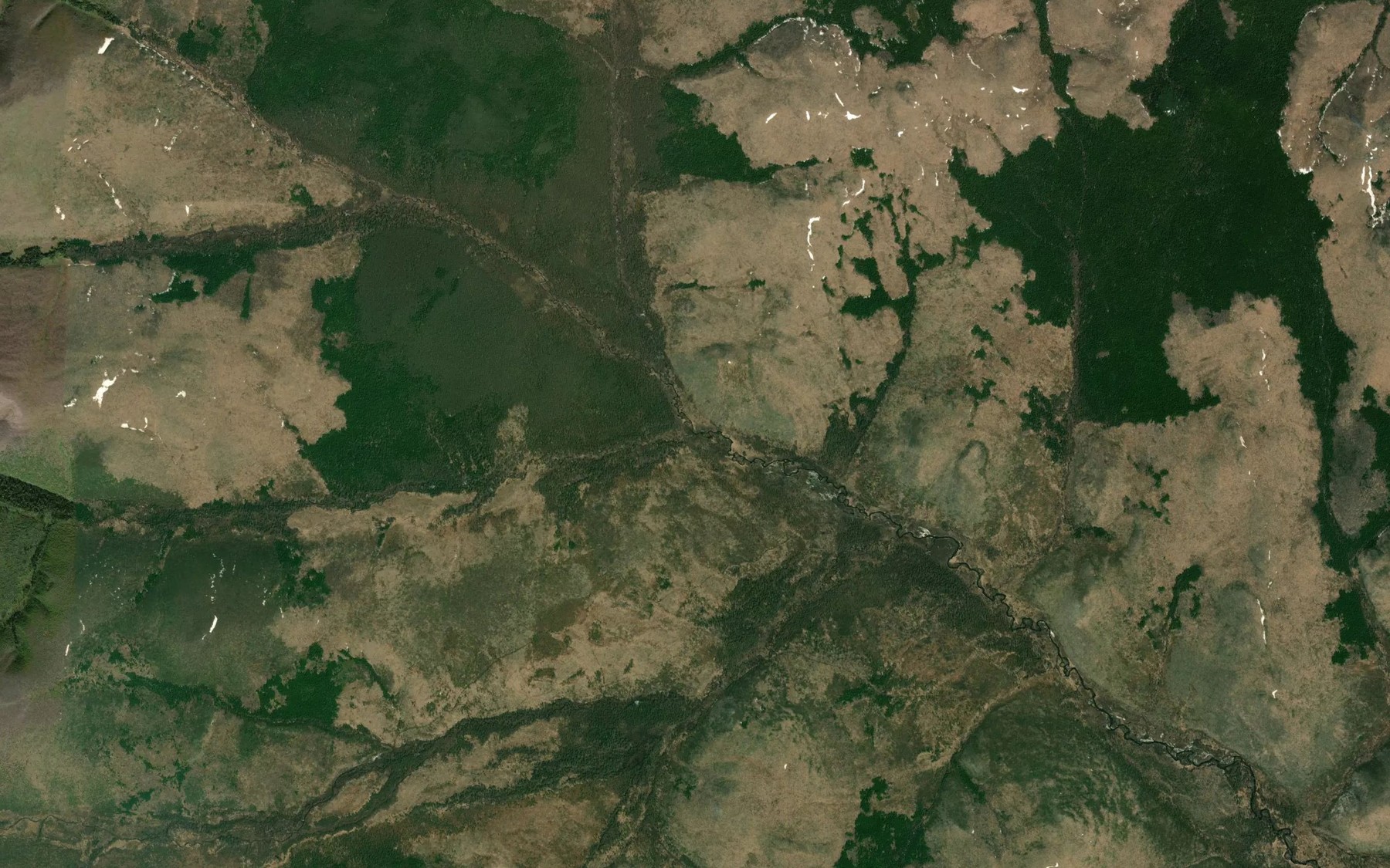 Satellite map of the Ozernyy