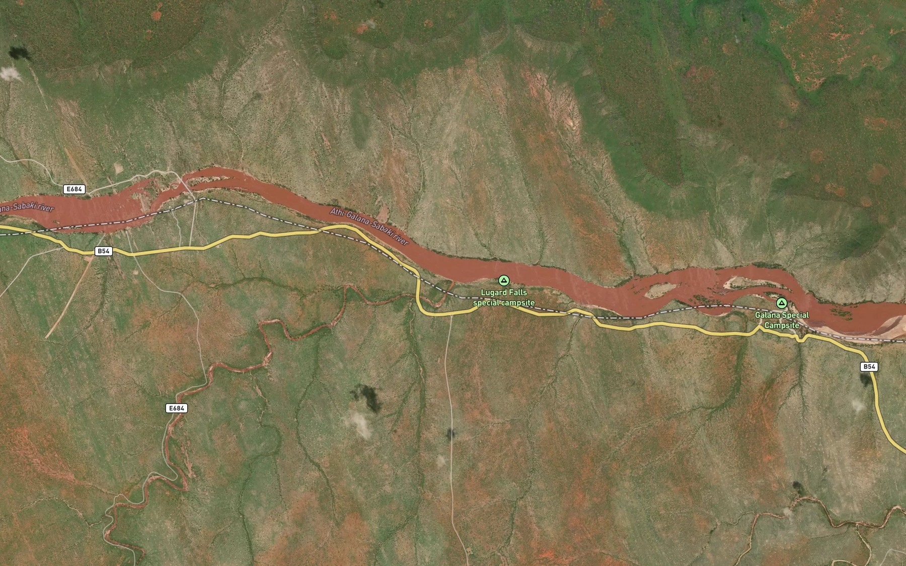 Satellite map of the Mbololo