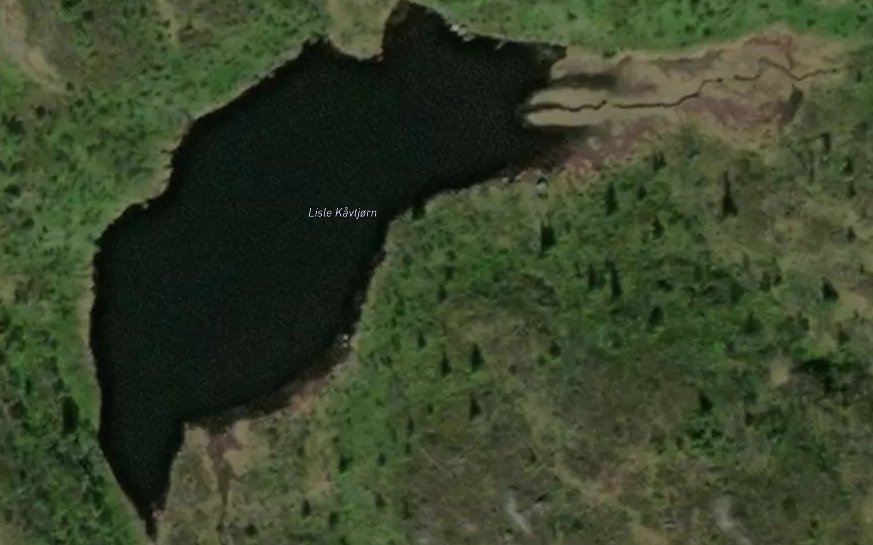 Satellite map of the Lisle Kavtjorn