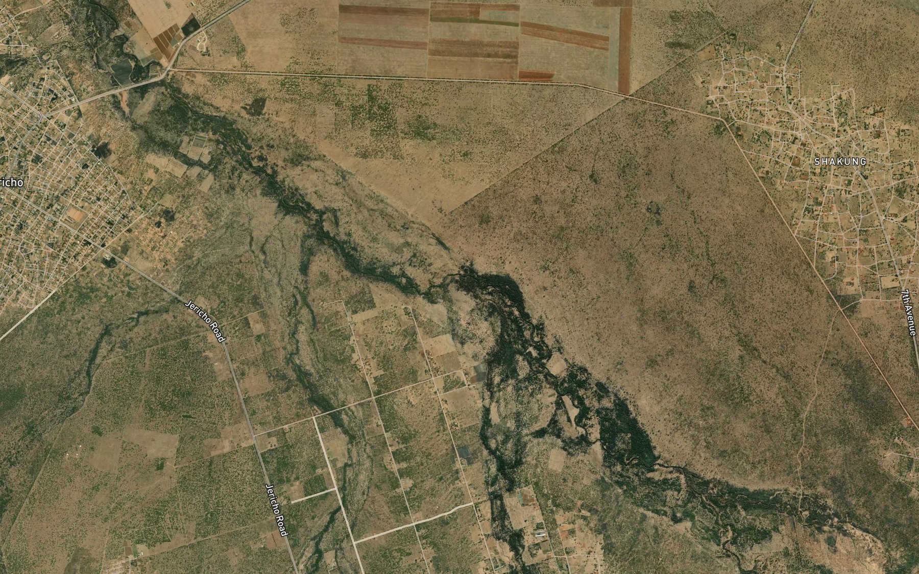Satellite map of the Ramogalla
