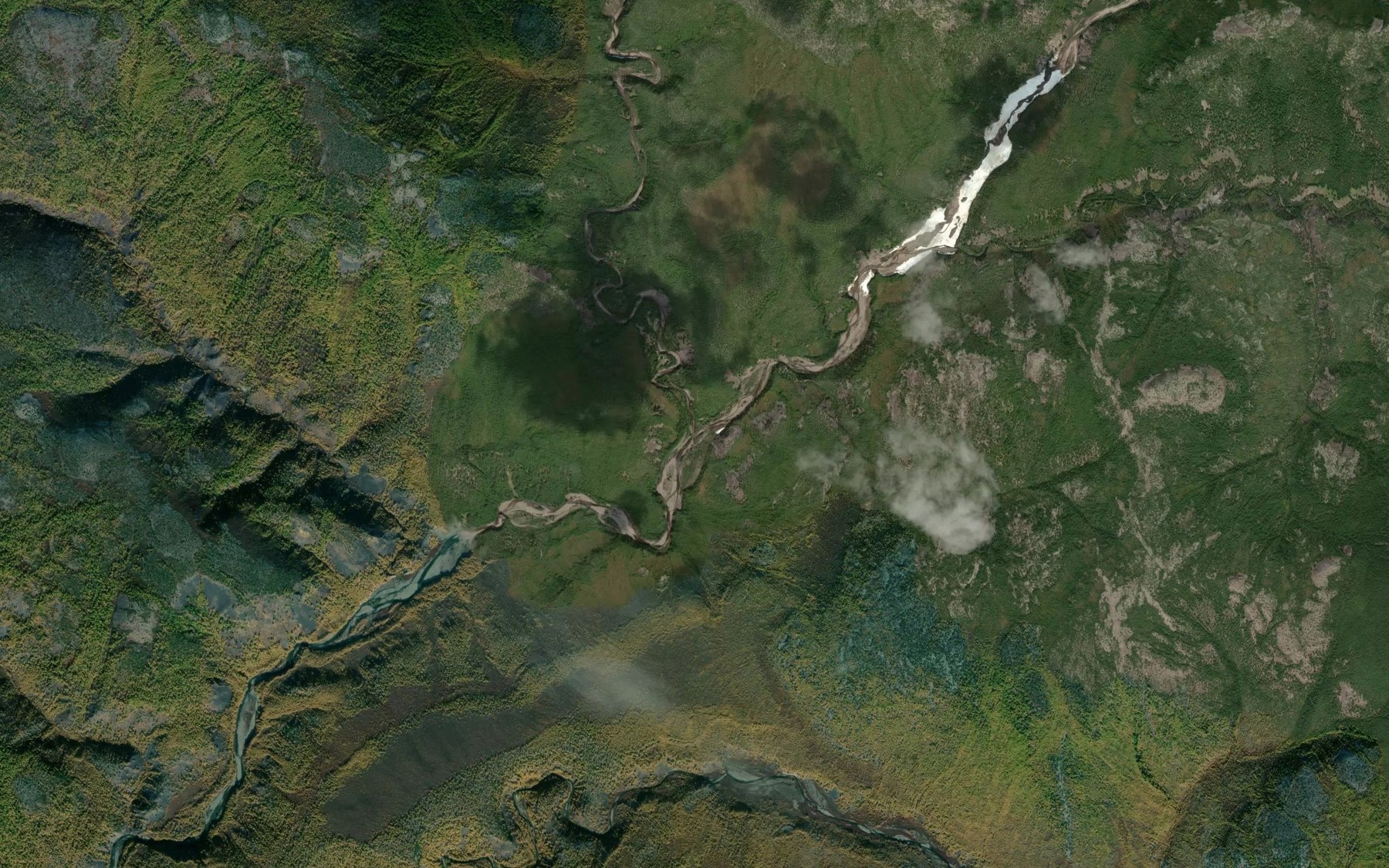 Satellite map of the Nekyundzhe