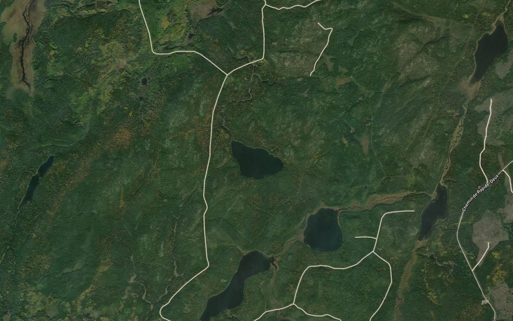 Satellite map of the Lac Foot