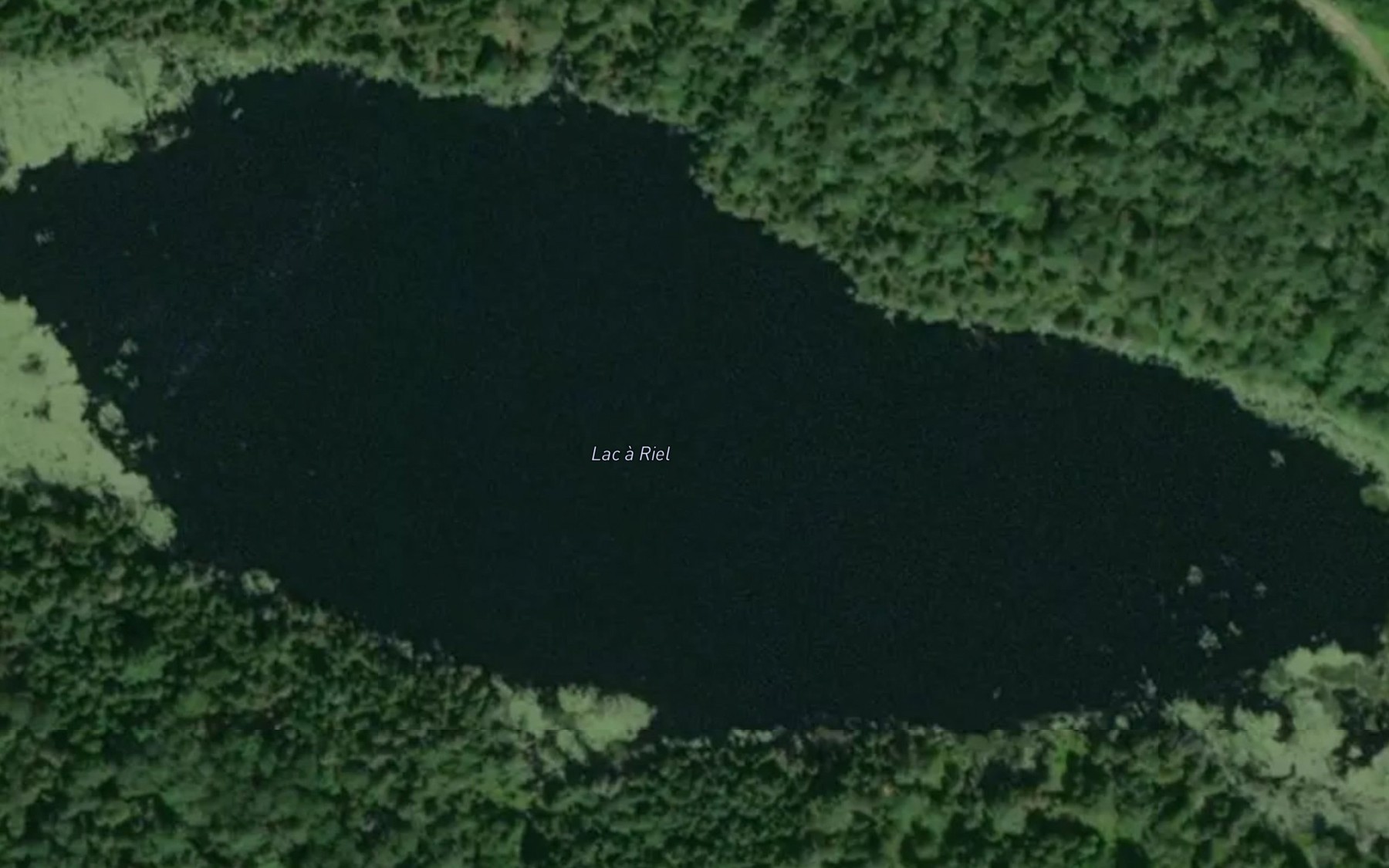 Satellite map of the Lac a Riel