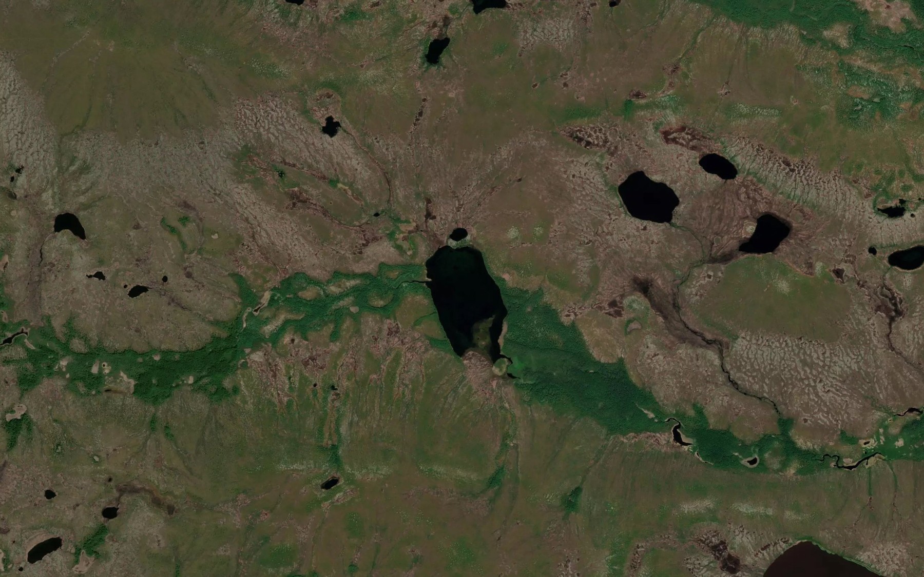 Satellite map of the Ozero Bere
